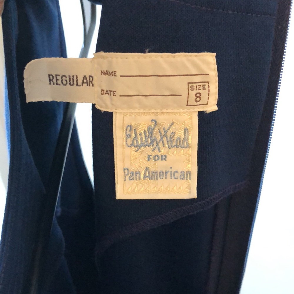 PanAm Airlines Stewardess Top. Size 8. Original Edith Head Design.